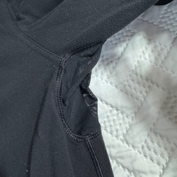 Lululemon Athletica Lulu Men XL Stretchy Black Lightweight Activewear Zip Coat - Picture 4 of 9